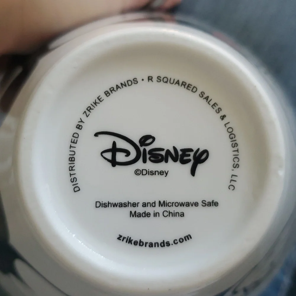 Disney Mickey Mouse White Ramen Rice Bowl‎ No Chopsticks